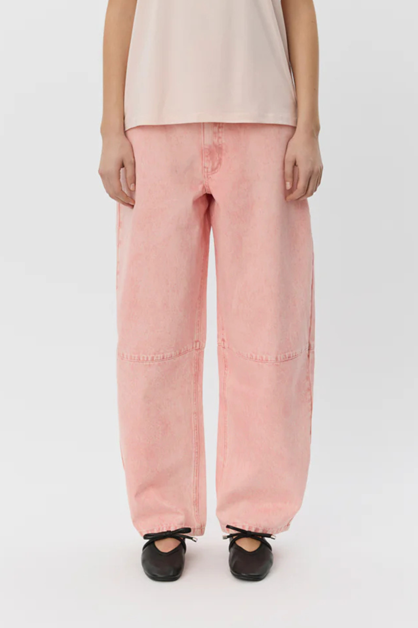 TRINIDAD TAPERED JEANS - LIGHT ROSE