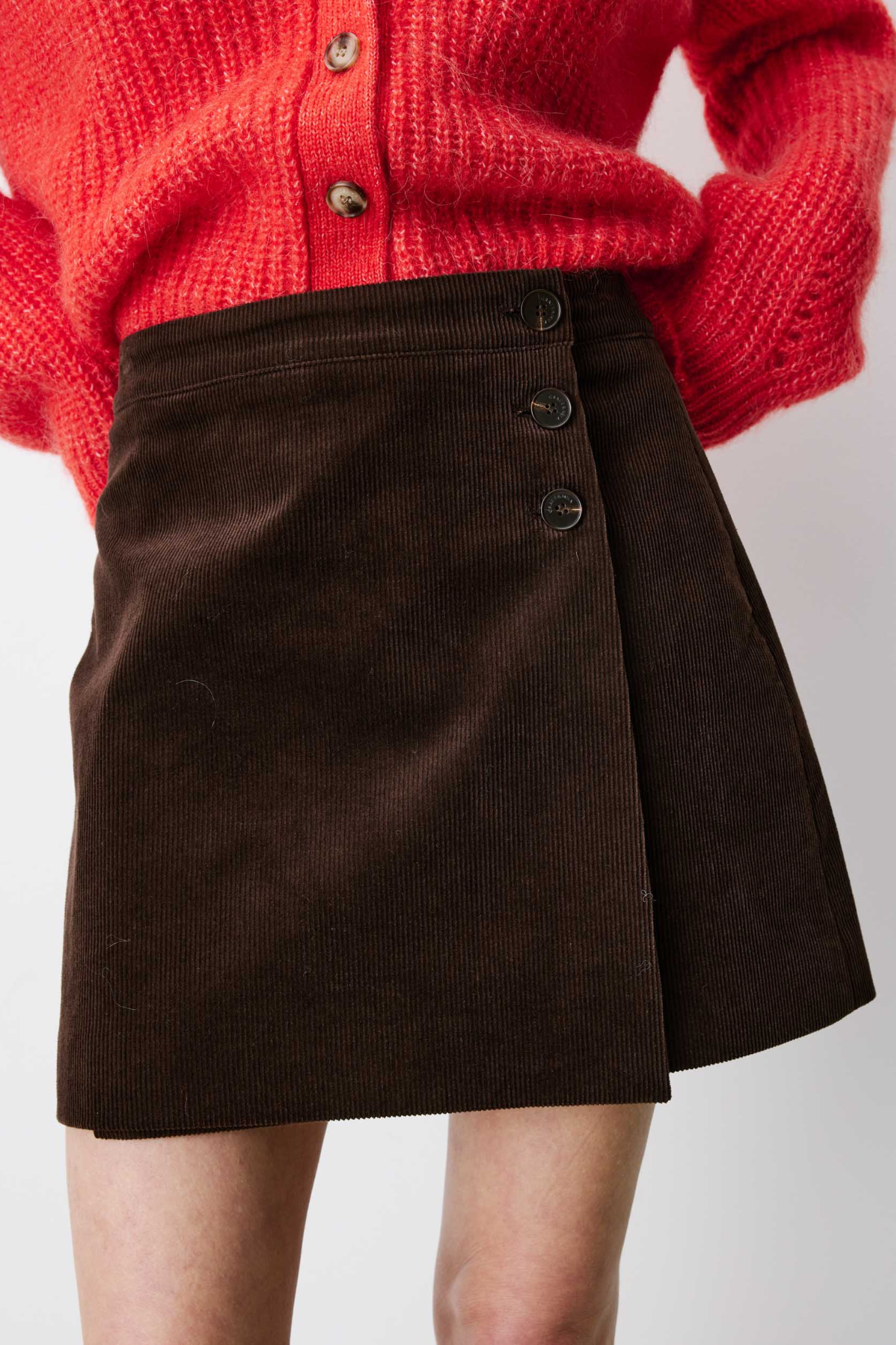 ADELE SKIRT - CHOCOLAT