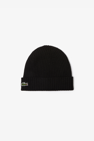 KNITTED CAP - BLACK