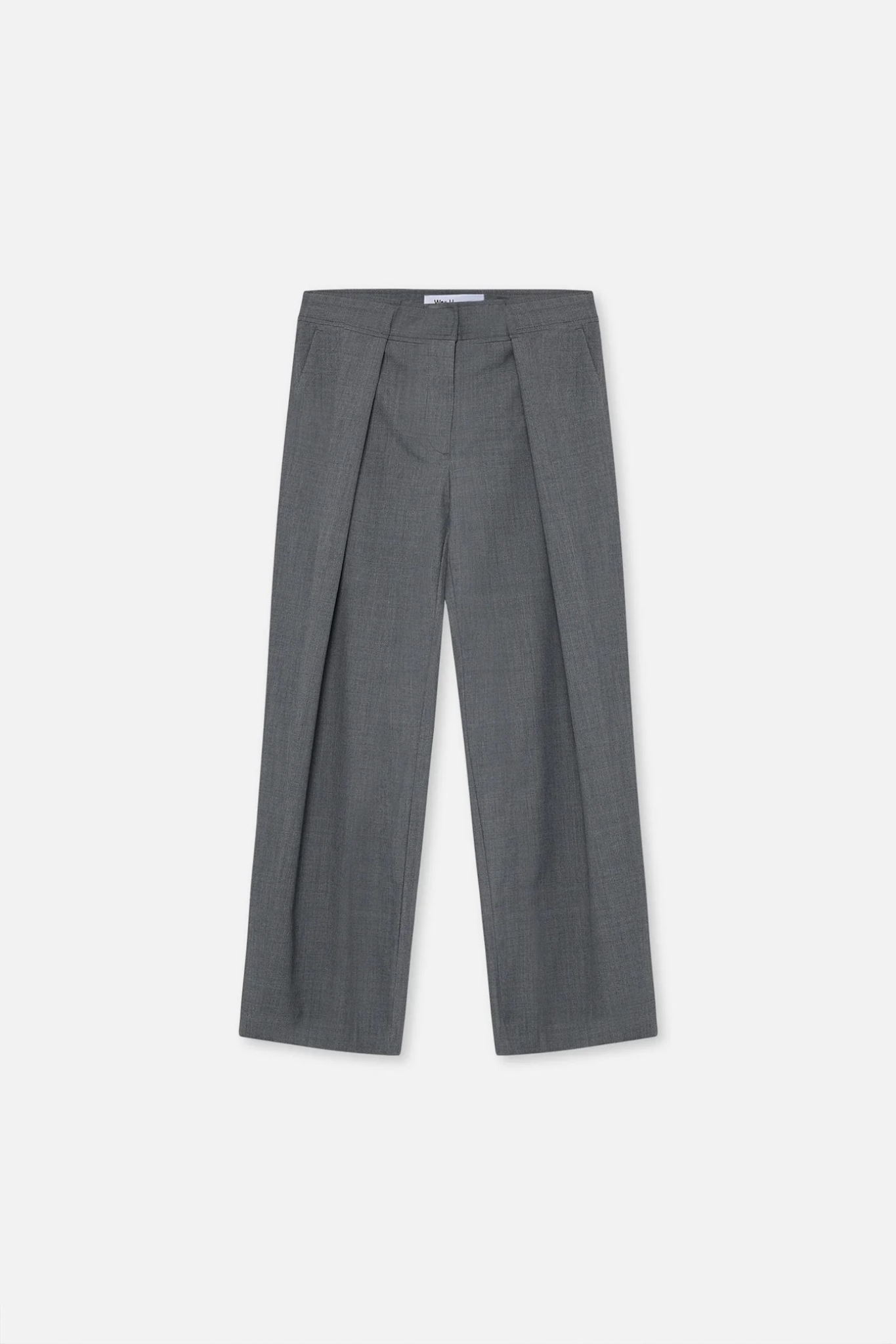 LULU TROUSERS - GREY MELANGE