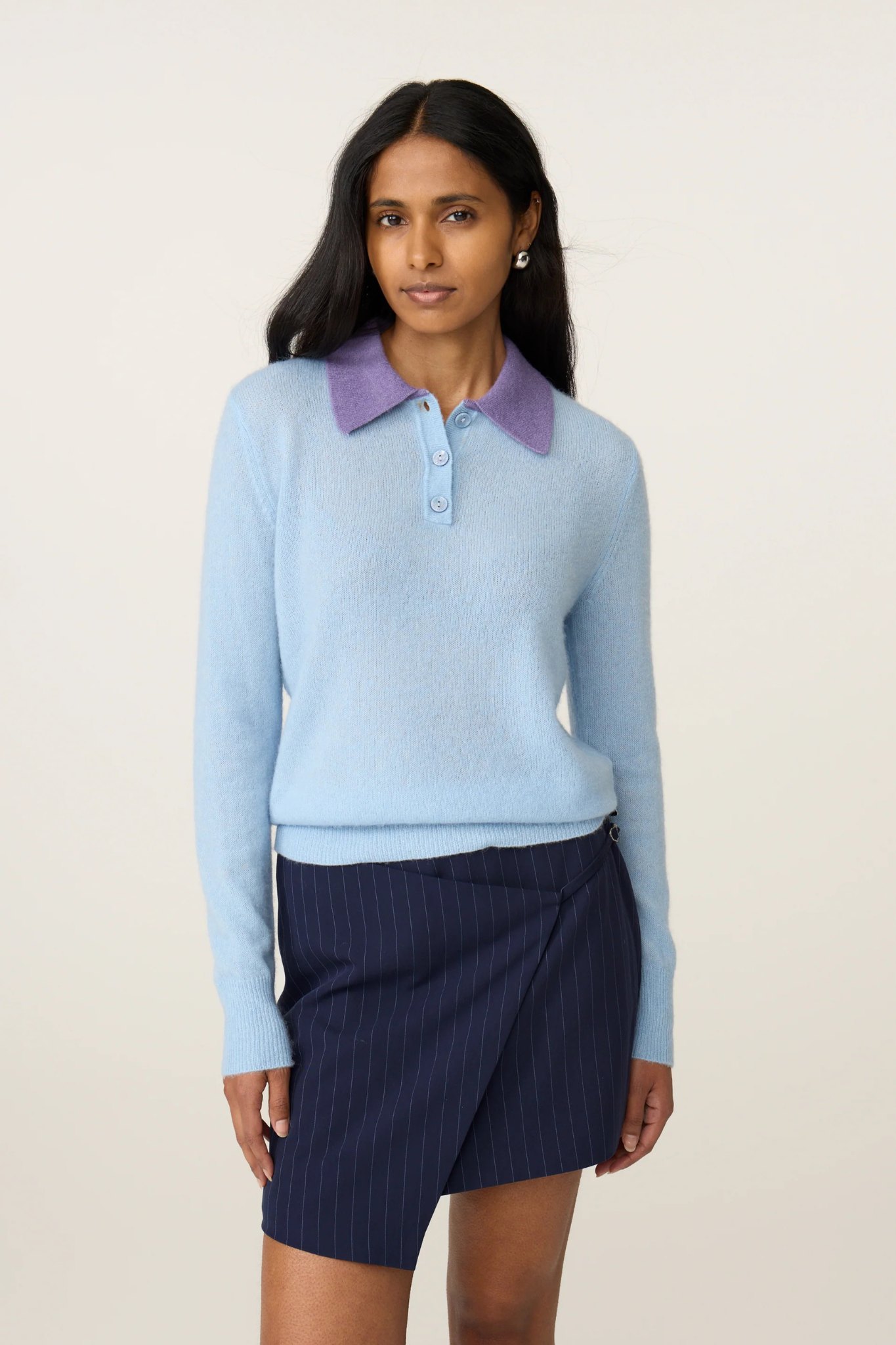 BARBARA PULLOVER - ICEY BLUE