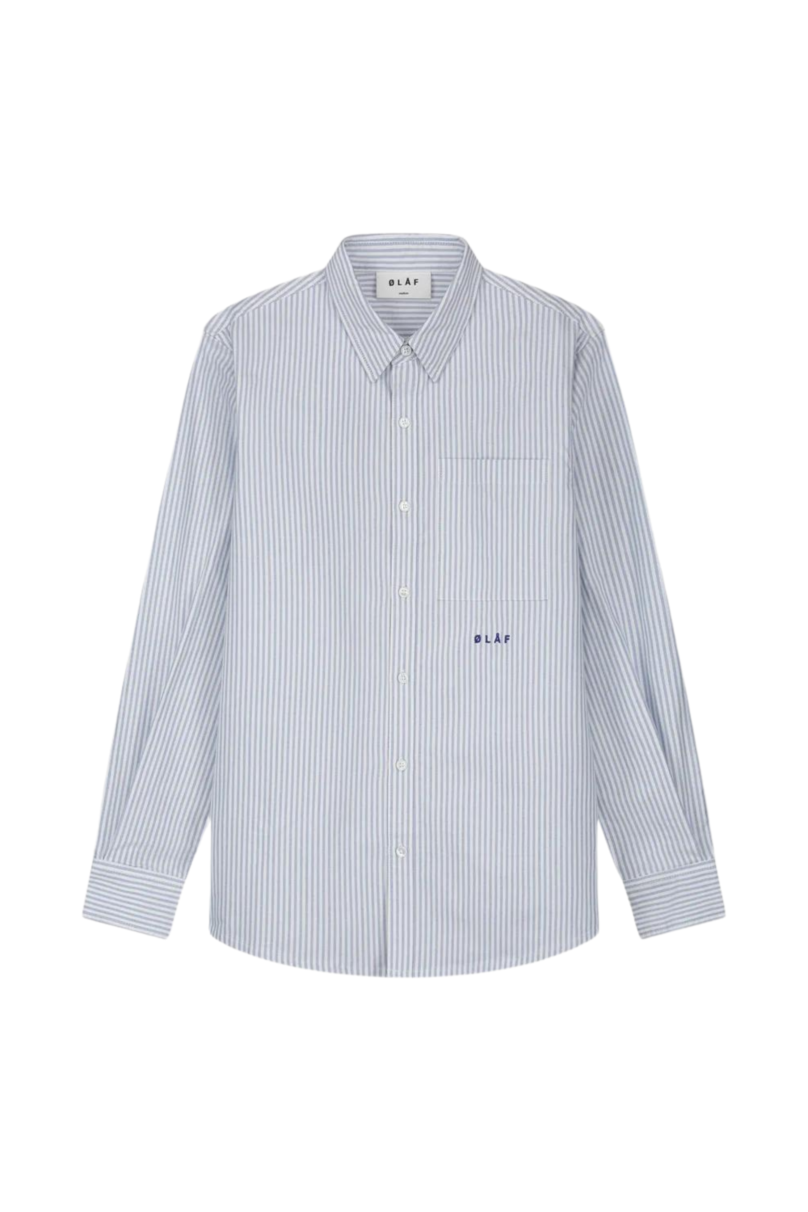 OXFORD STRIPE SHIRT MEN - BLUE STRIPE