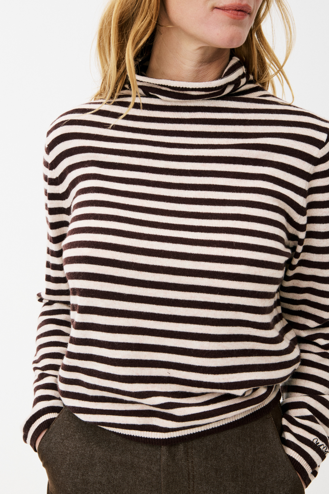 PIUS PULLOVER - ICE BROWN