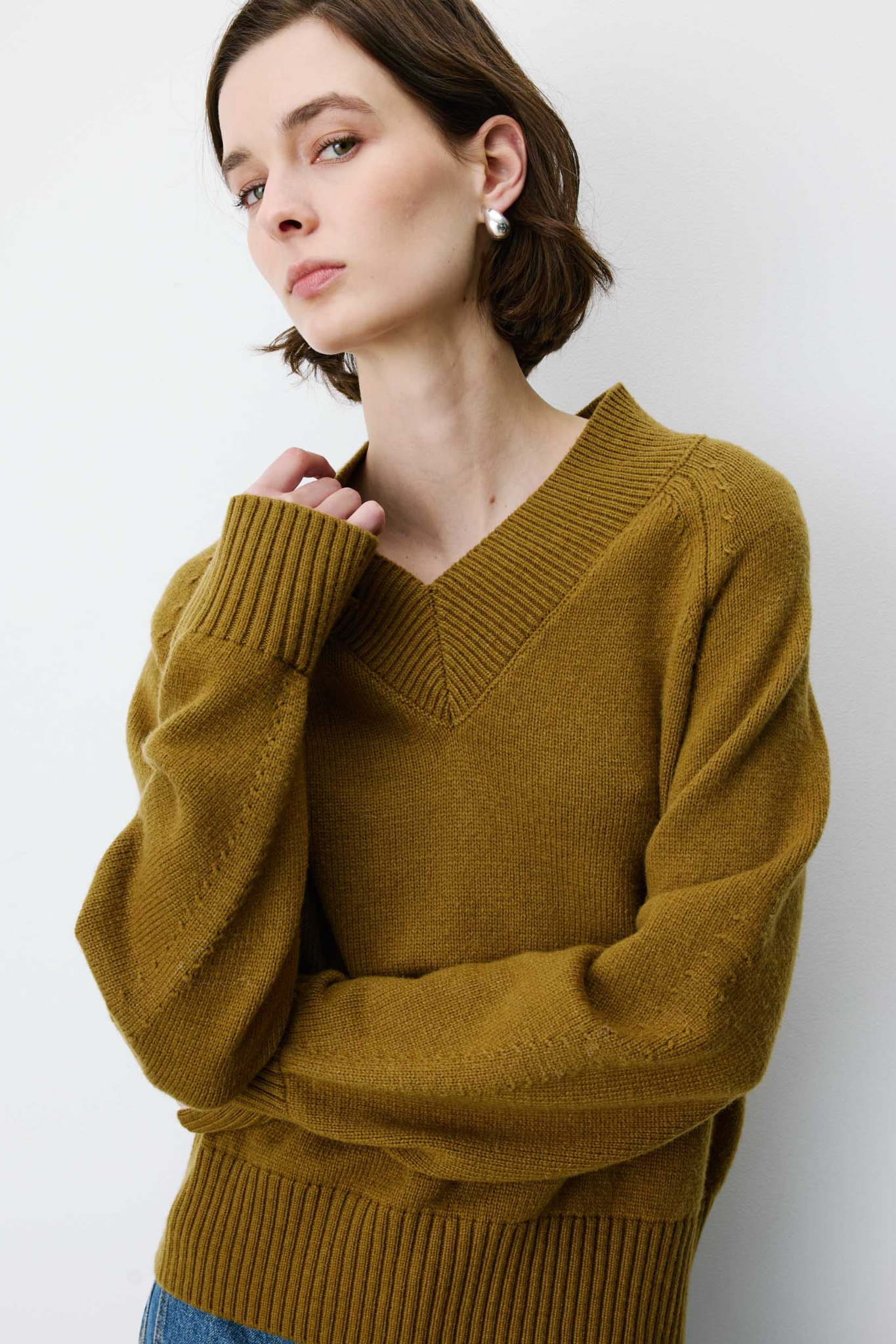 ALDEN PULLOVER - OLIVE