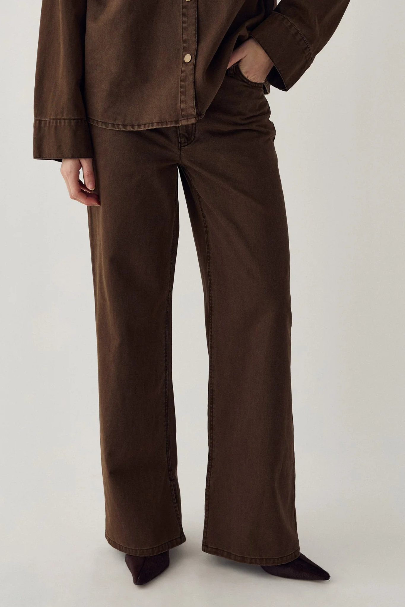 MARIBELLA MW PANTS - COCOA BROWN