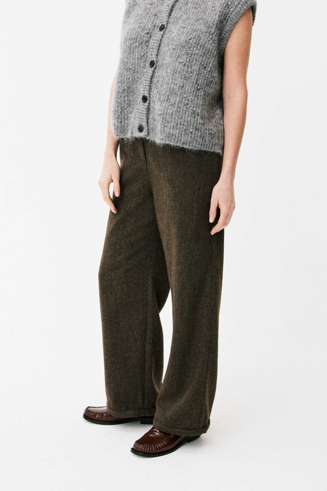SHANA PANTS - ICE BROWN