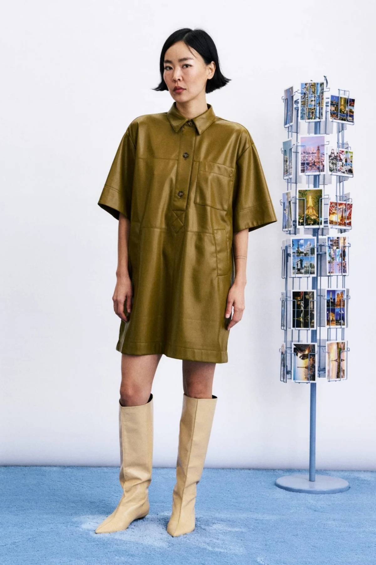 HARTER DRESS - KHAKI