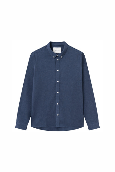 DESERT REG SHIRT - DARK NAVY MELANGE