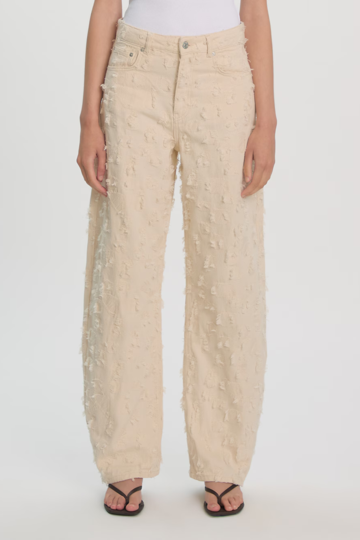 THEODORA JEANS - EGRET