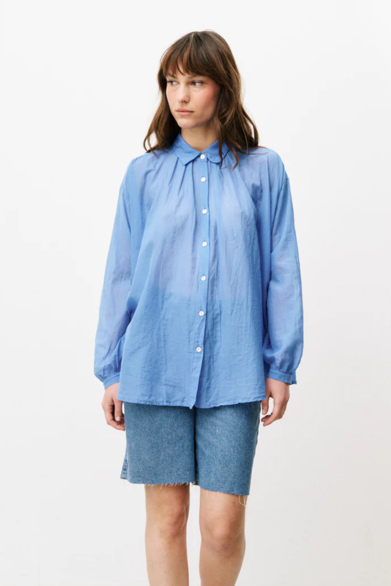 LAMIA SHIRT - BLEU LAVENDER