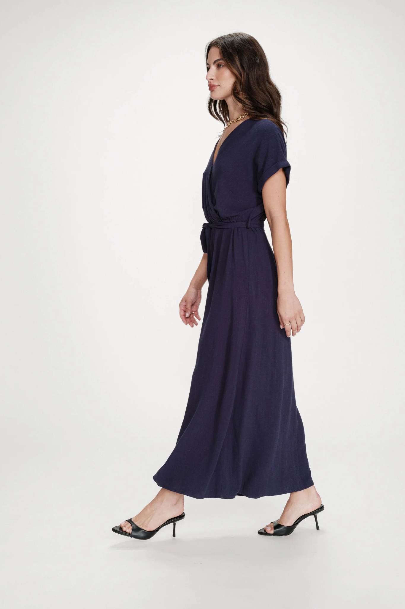 POLLEN DRESS - MARINE