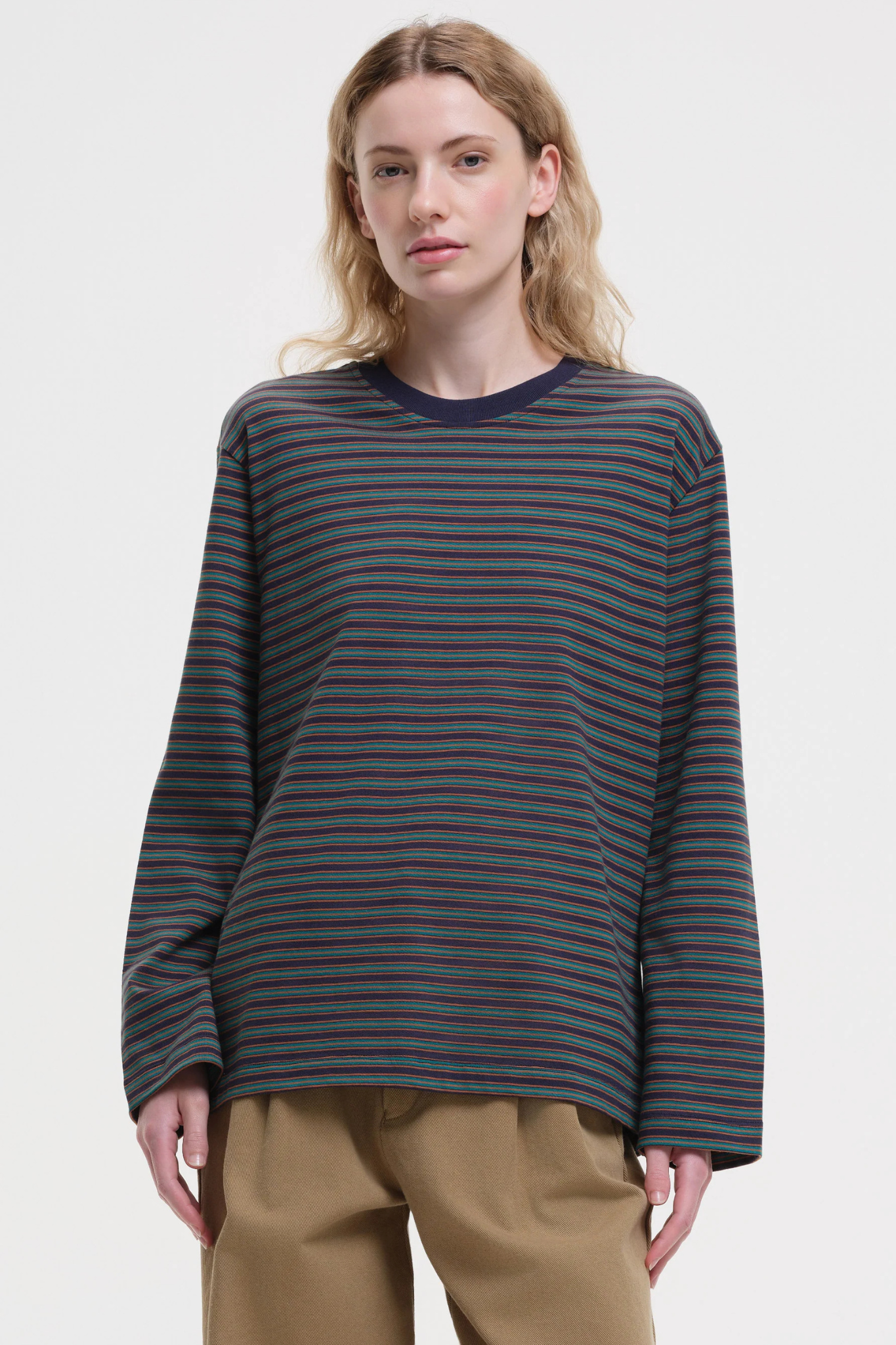 LEO STRIPE T-SHIRT - GREEN