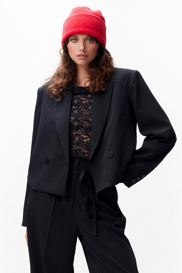 OVERSIZED BLAZER - BLACK