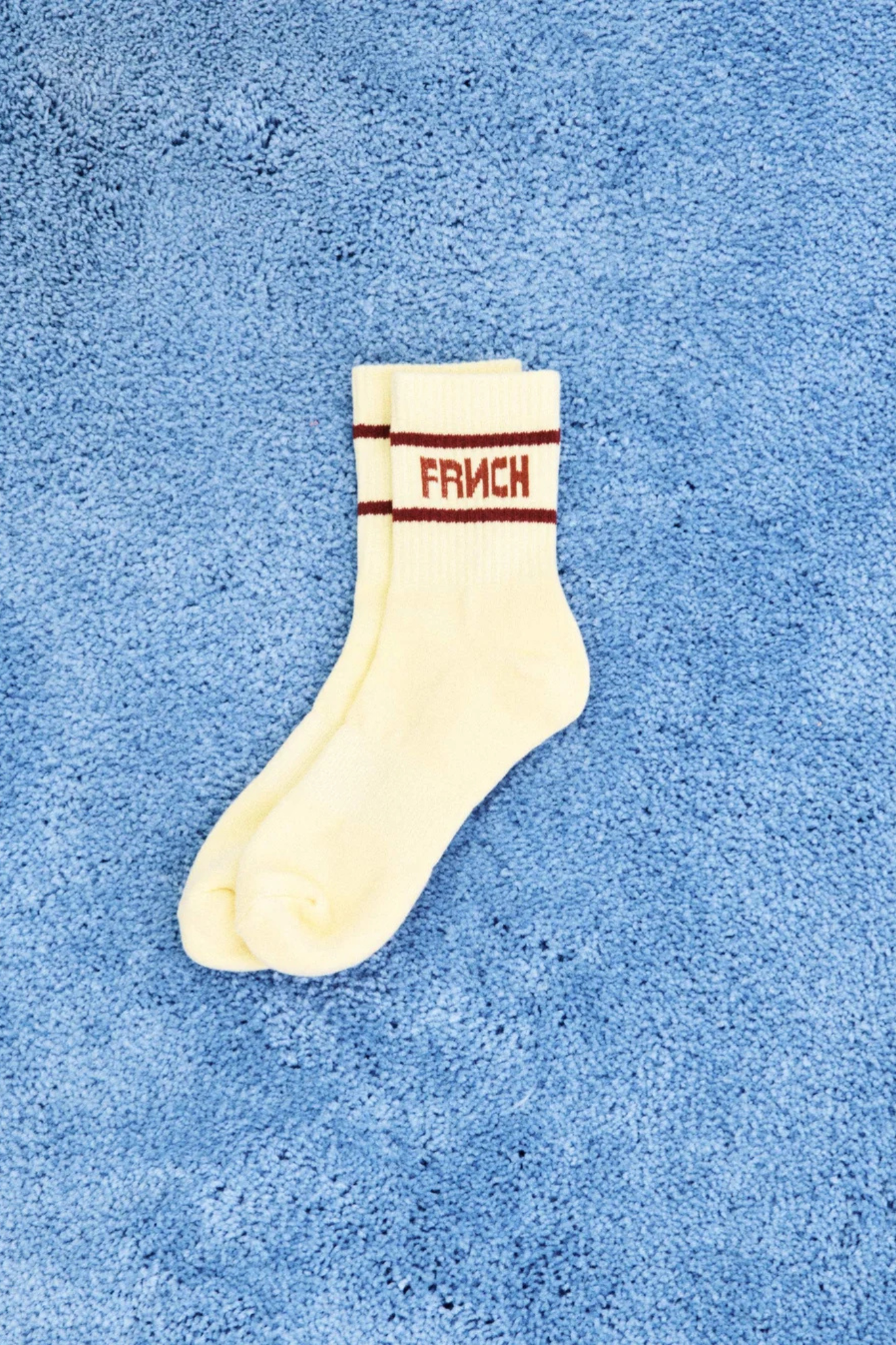 FRNCH LOGO SOCKS - YELLOW