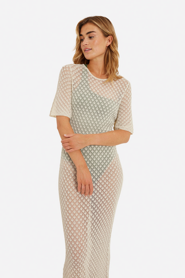 HAMMER SS DRESS - OATMEAL