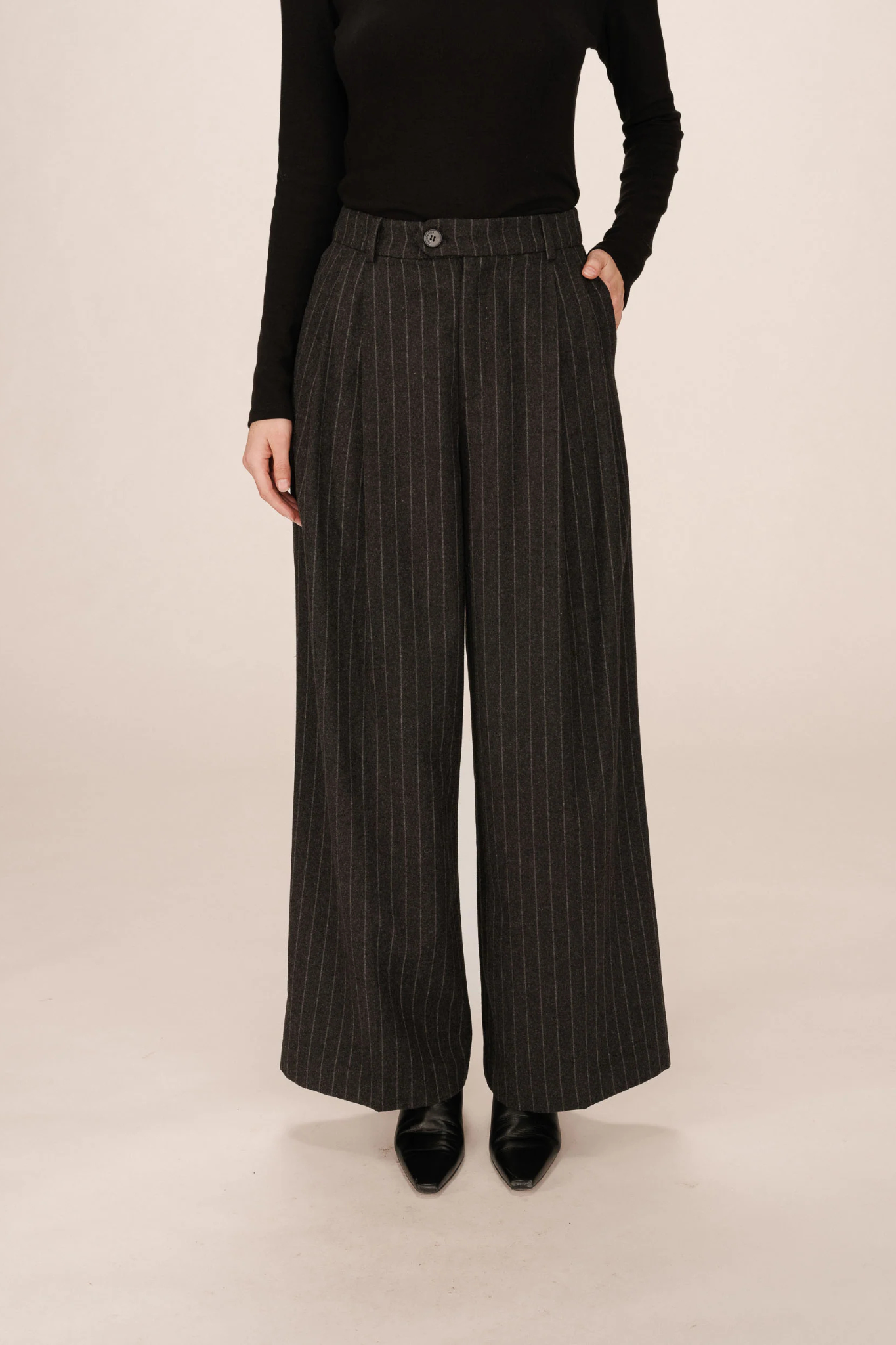 SENNA PANTS - CARBONE