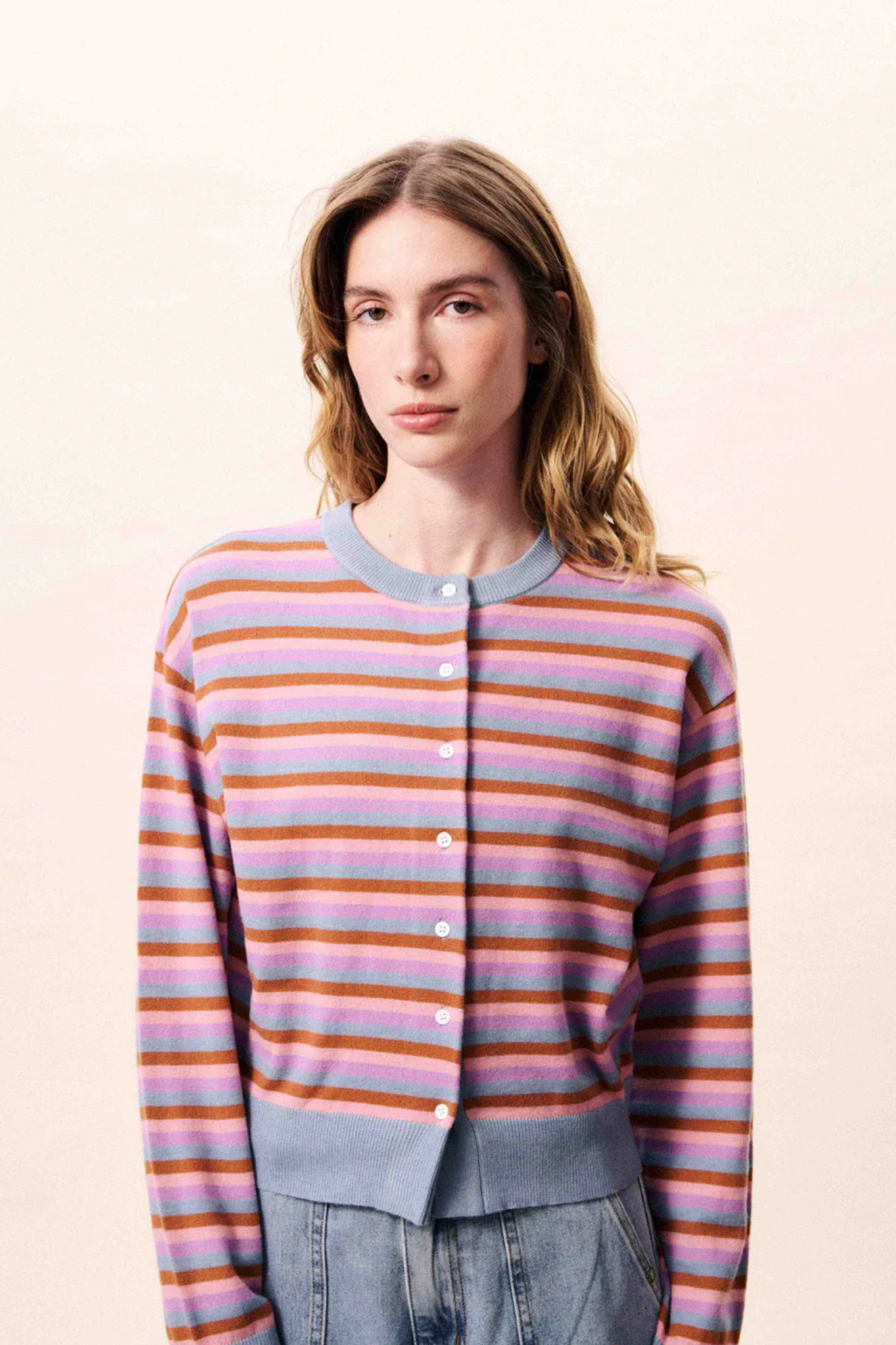 ADRIA CARDIGAN - LIGHT BLUE