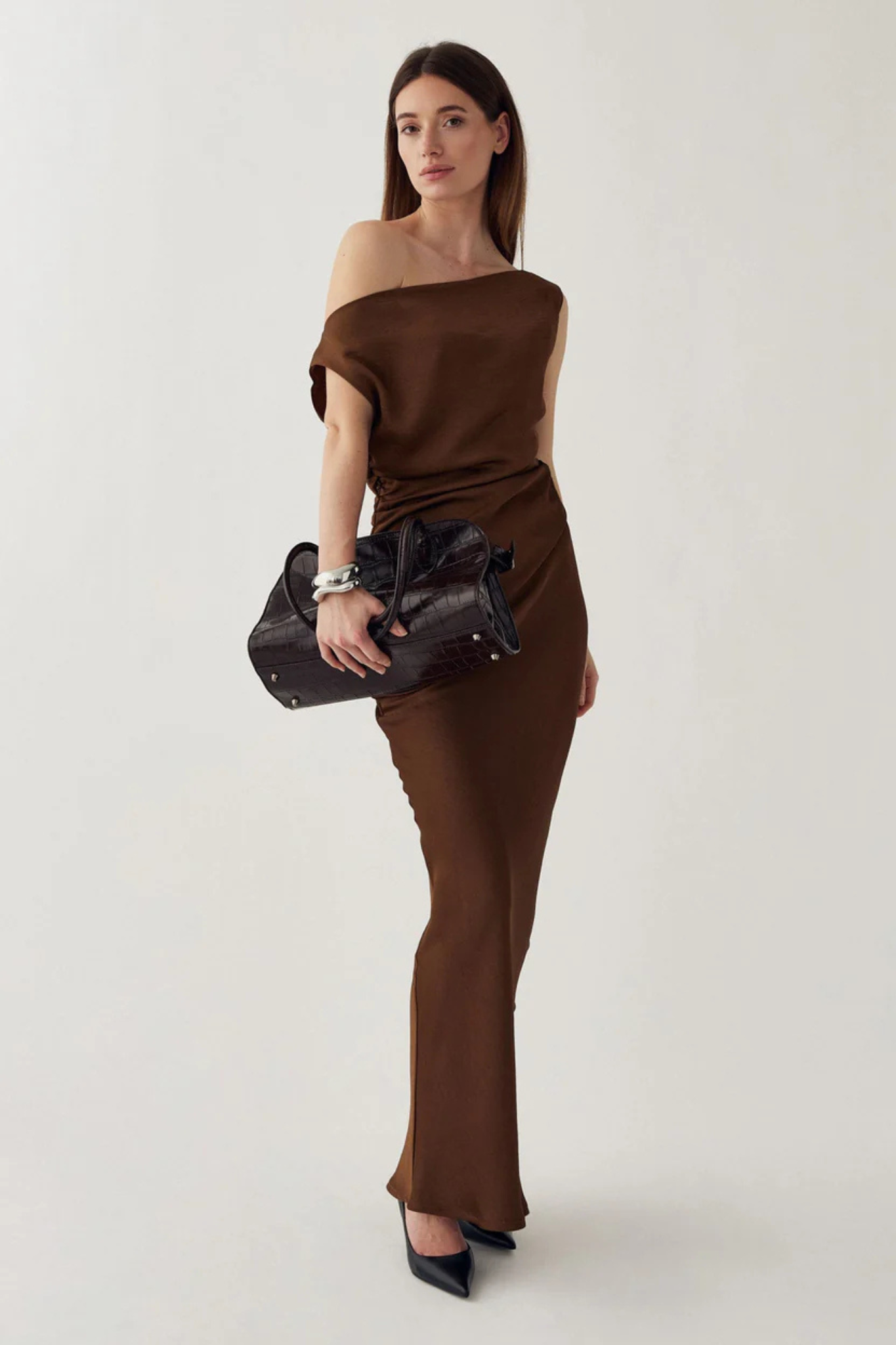 MIGNONETTE DRESS - TOFFEE