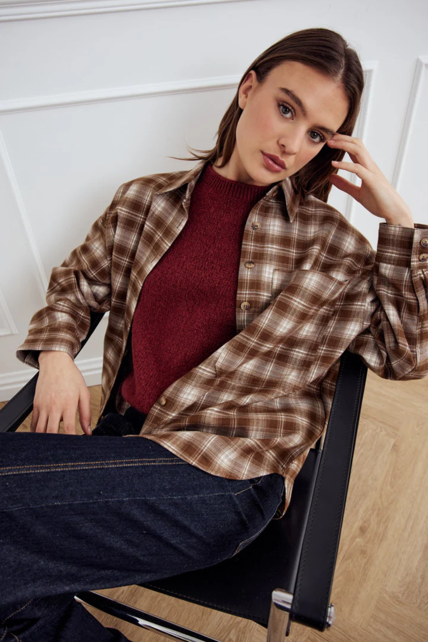 LISA SHIRT - BROWN
