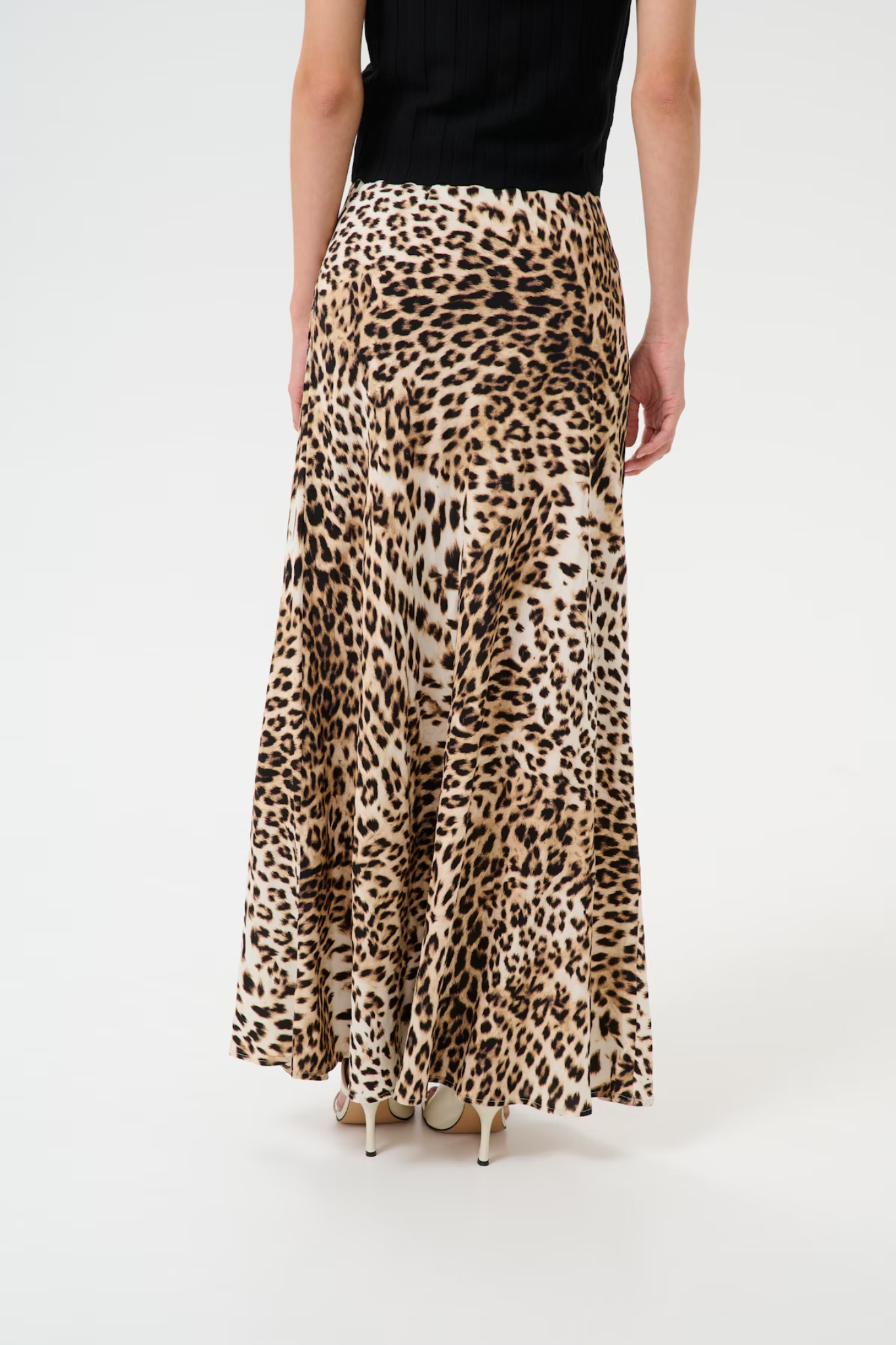 GEOPA P HW SKIRT - LEOPARD BUTTER YELLOW