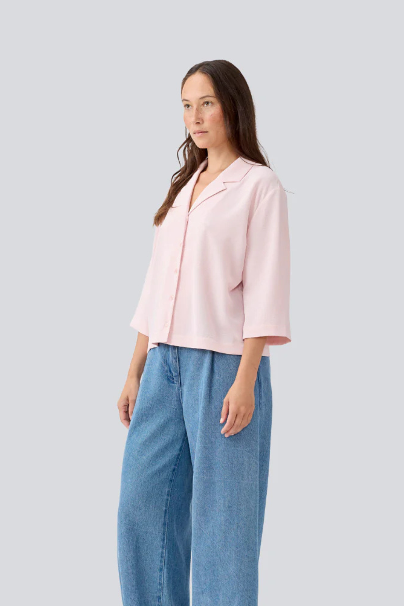 AALIYAH SHIRT - VEILED PINK