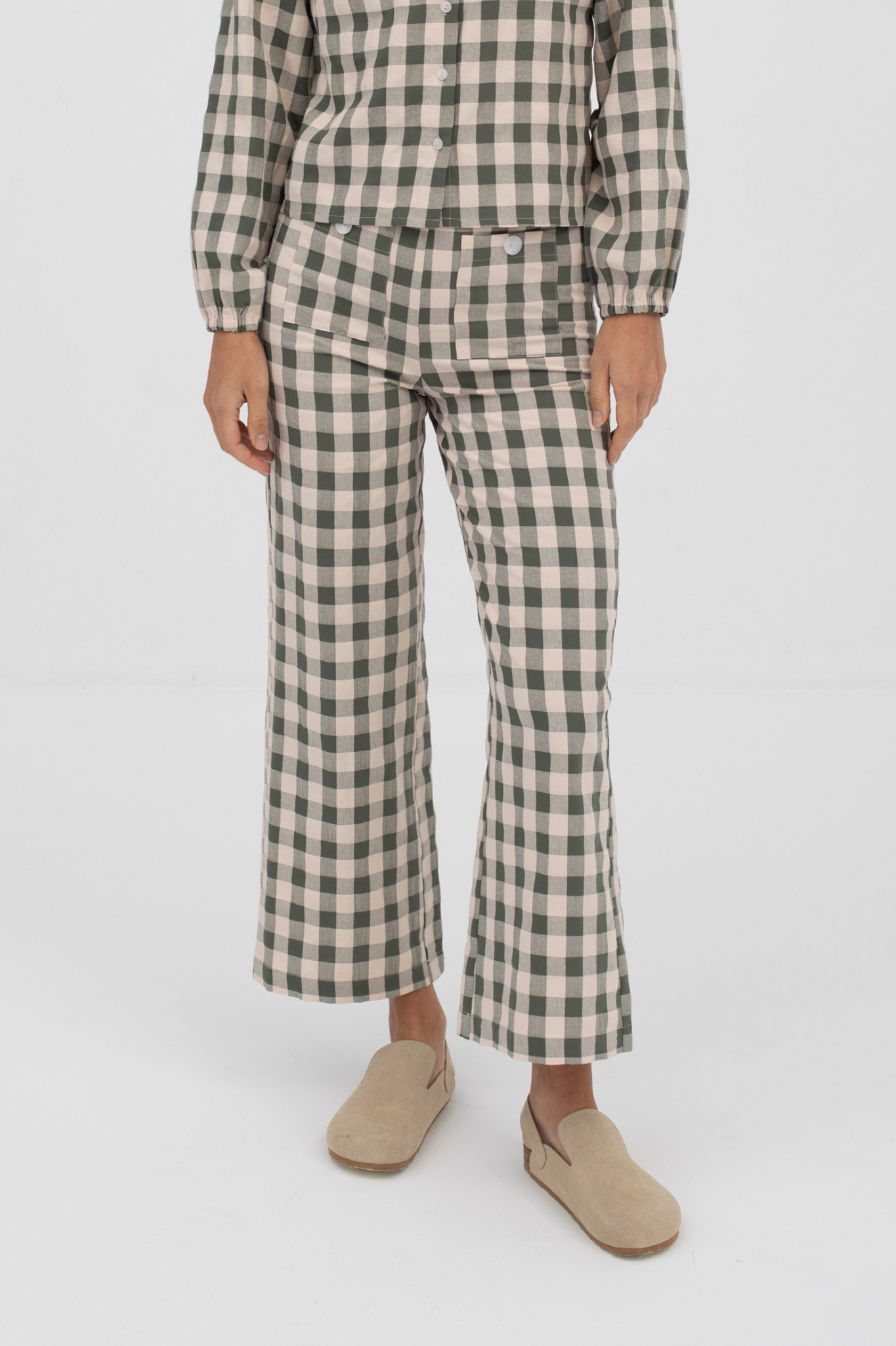 MALASANA PANTS - DARK GREEN