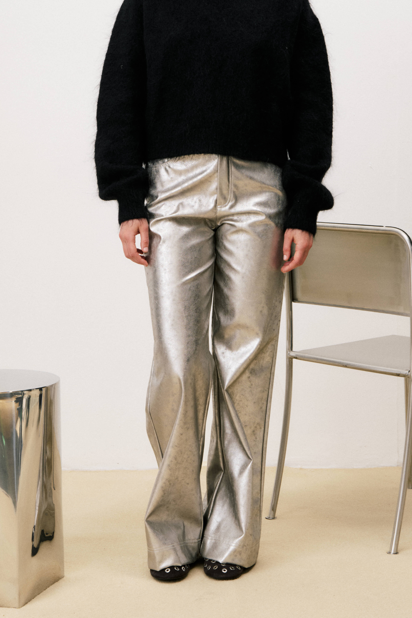 CRISTALLE PANTS - SILVER