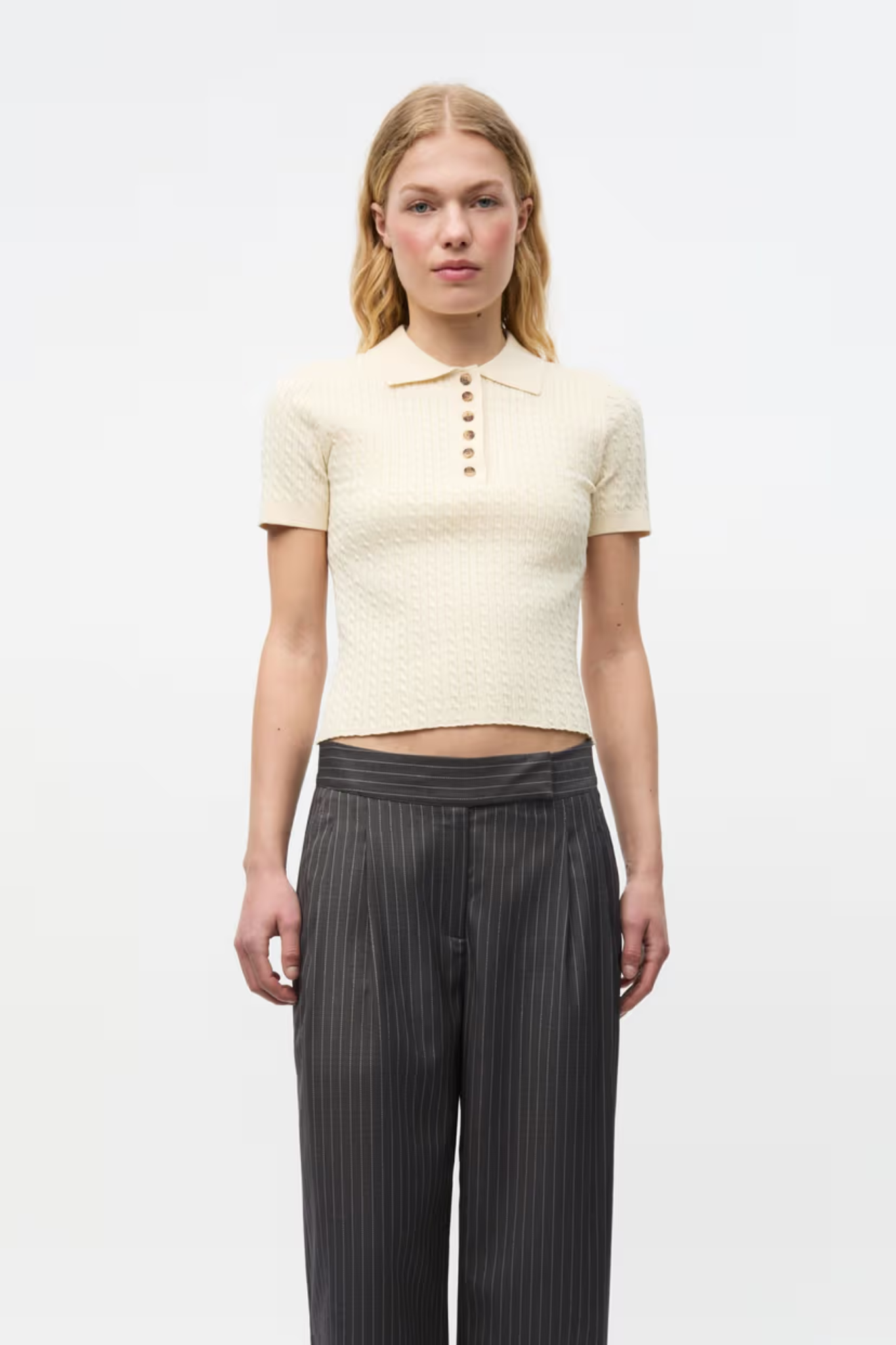 TAYLOR SS POLO - GARDENIA