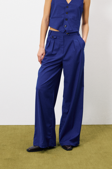 LORINA PANTS - BLEU ELECTRIQUE