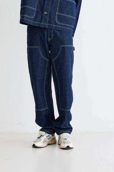 DIZZON CONTRAST PANTS - NAVY