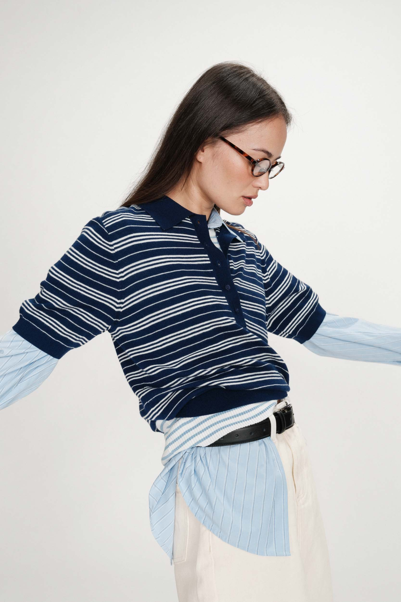 VERACRUZ POLO SHIRT - MARINE