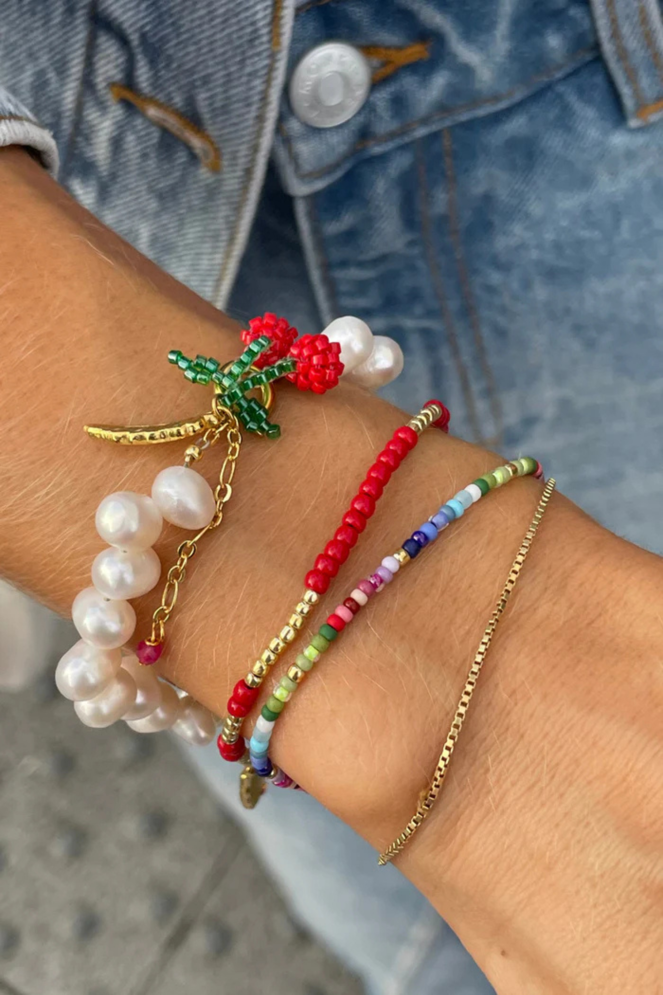 CHERRY ON TOP BRACELET