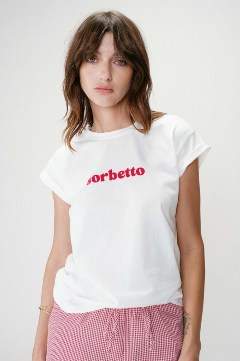 WYLO T-SHIRT - FUCHSIA/WHITE