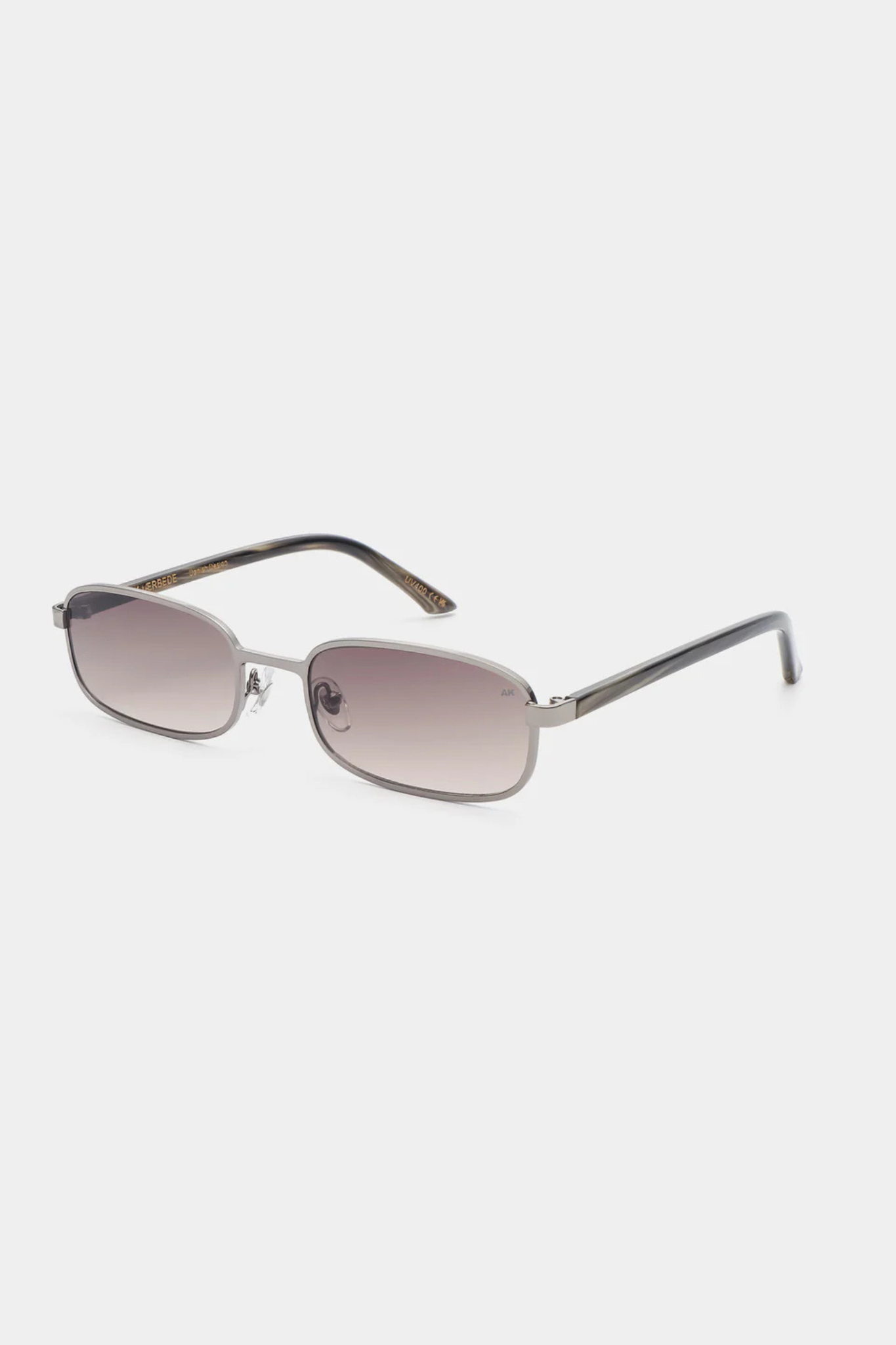 NOAH SUNGLASSES - SILVER STRIPED HORN