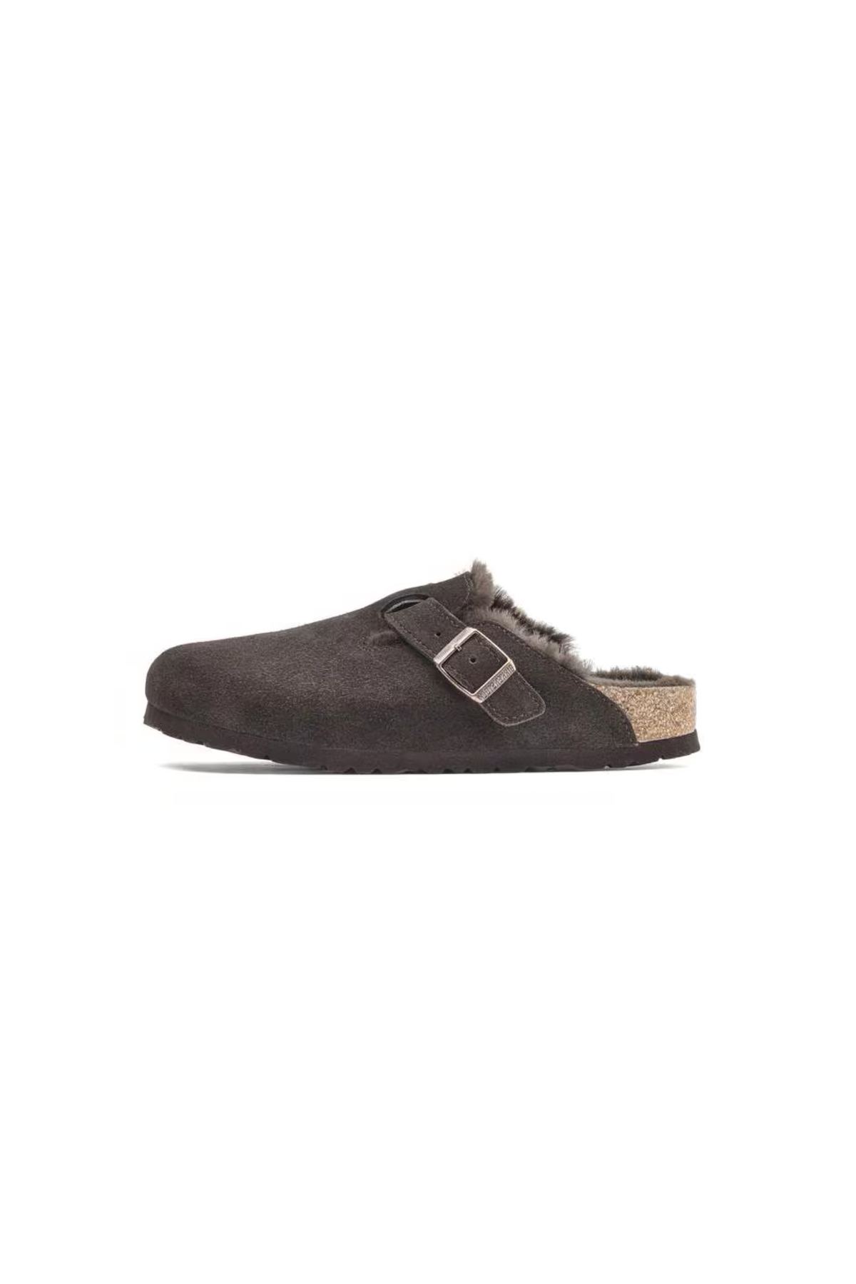 BOSTON VL/SHEARLING WOMEN SANDALS - MOCCA