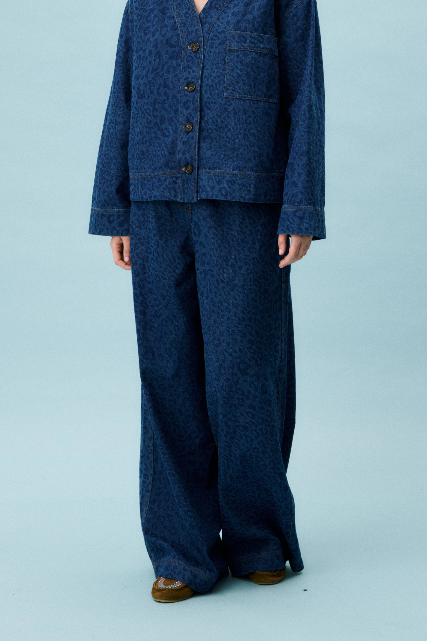 AZURE PANTS - BLUE JEAN