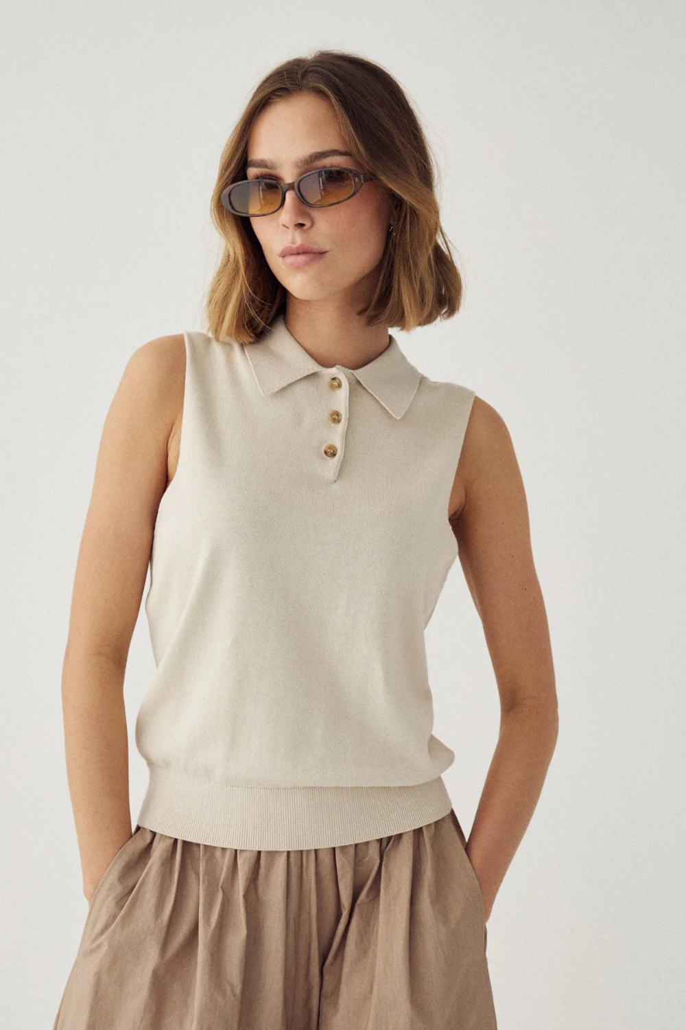 MAXINE SL KNIT - OYSTER