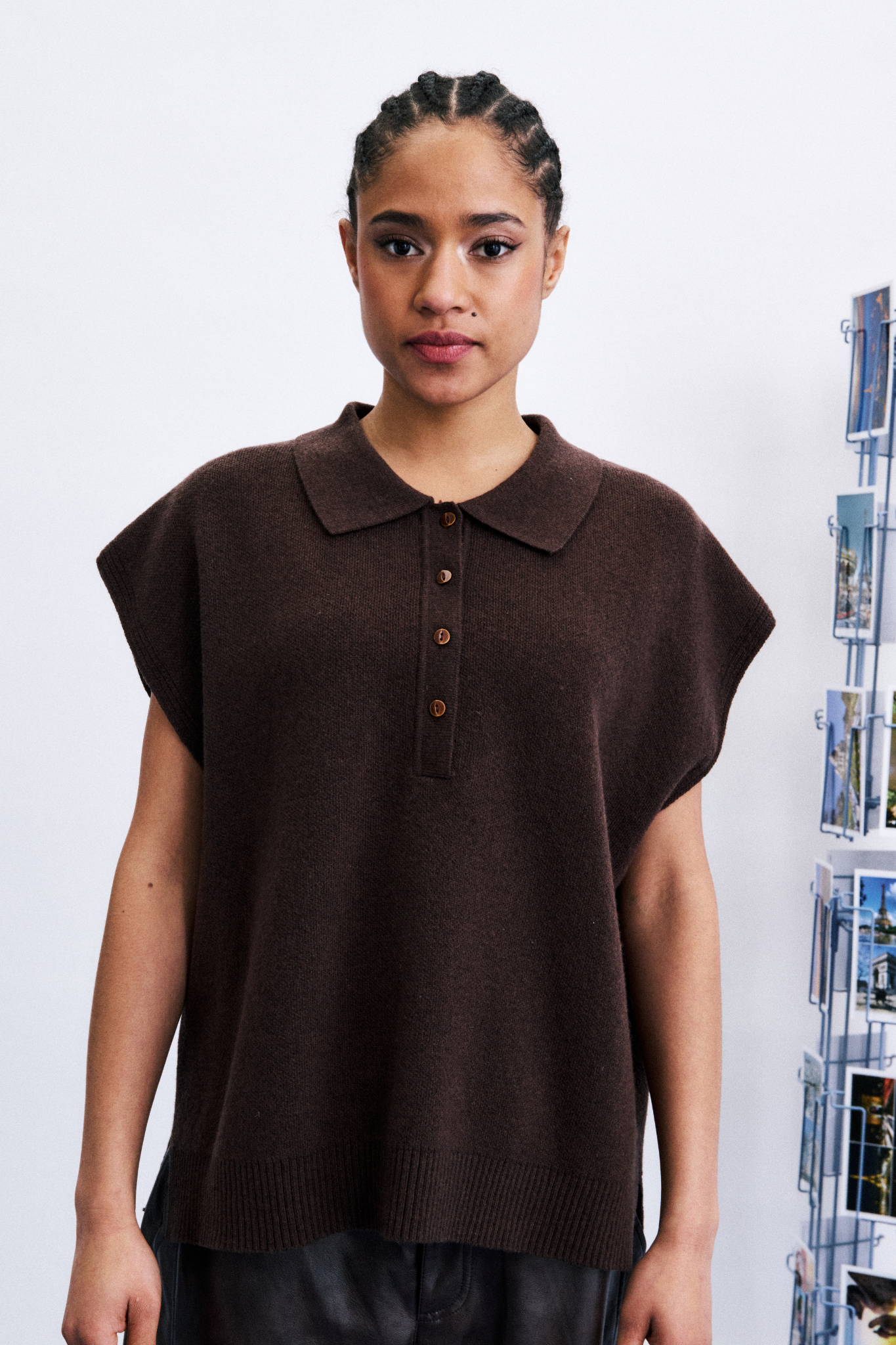 MINTHE PULLOVER - ICE BROWN