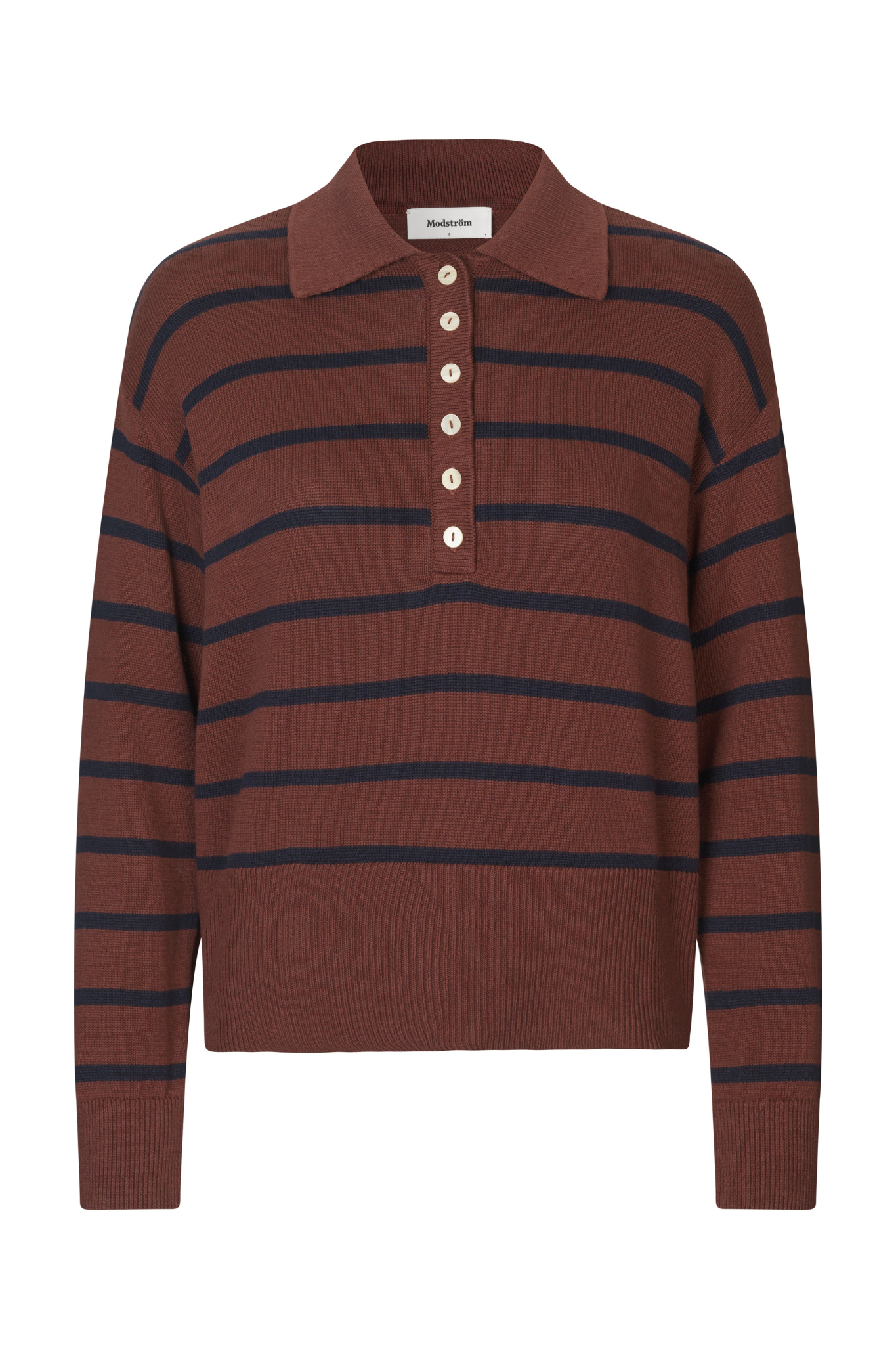 MALVA STRIPE POLO - ANDORRA NAVY STRIPE