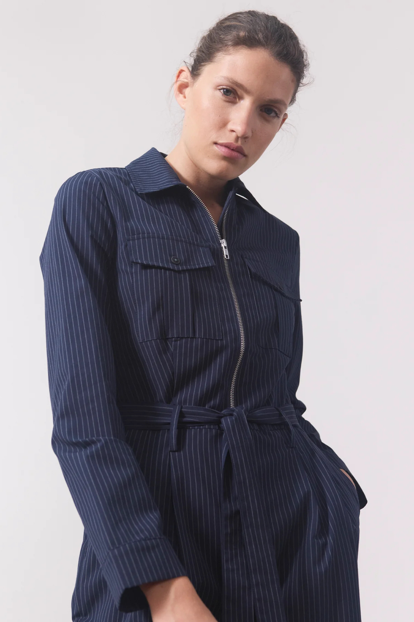 MATHILDE JUMPSUIT - NAVY SKY