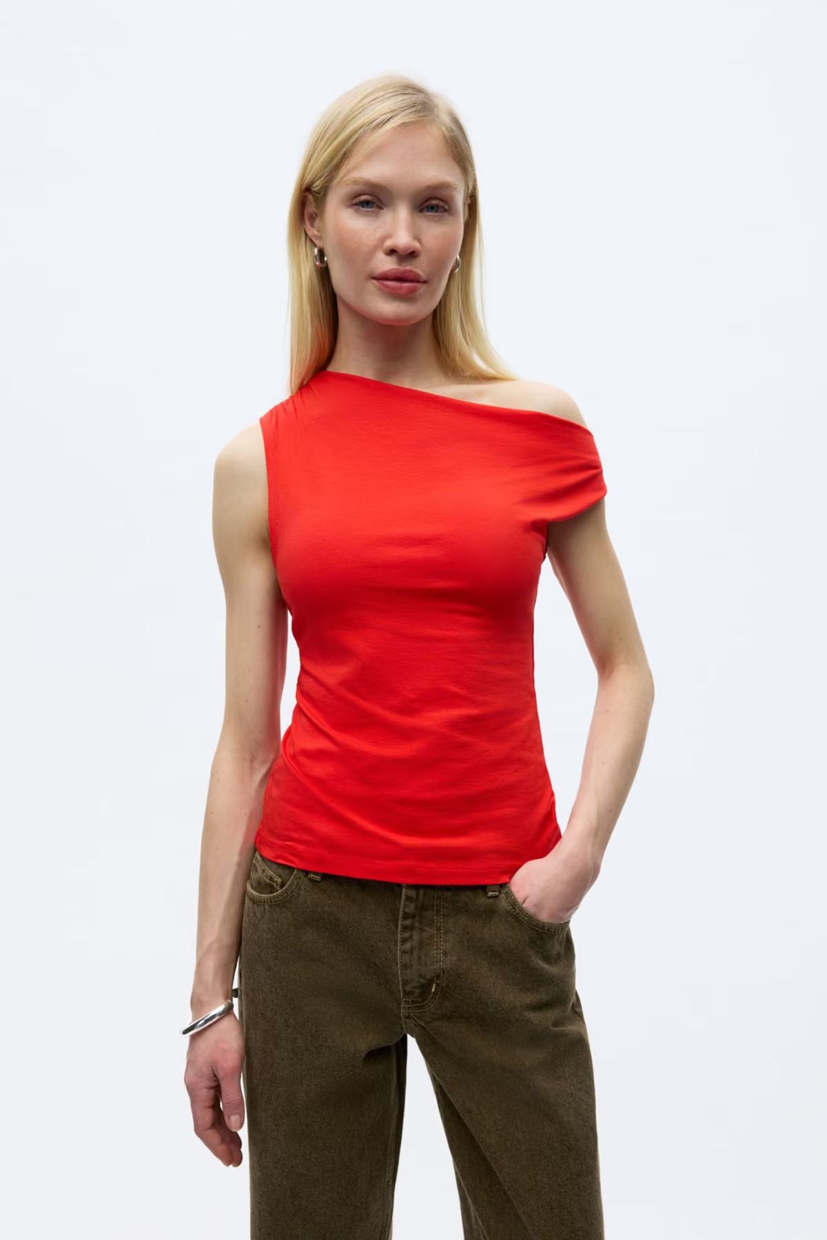 MARLEY TOP - FIERY RED