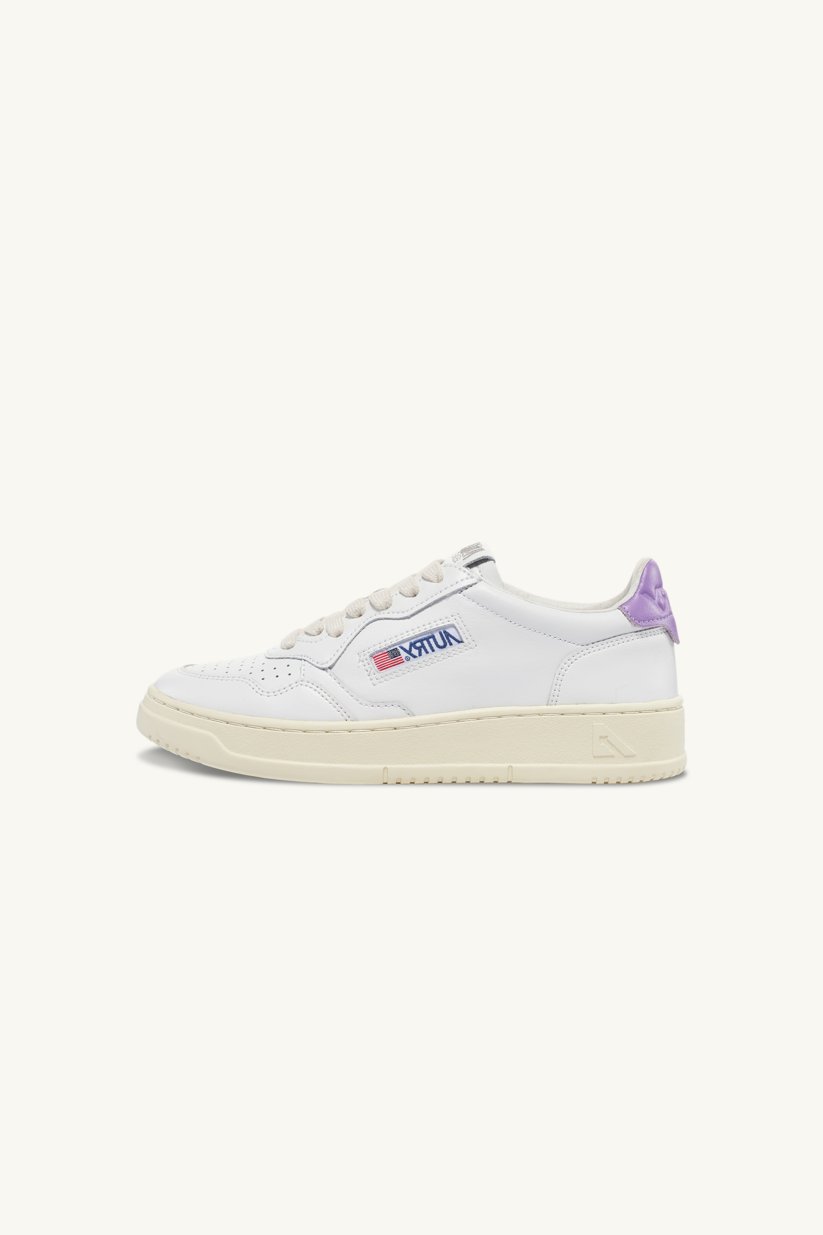 AULW-LL59 - MEDALIST LOW SNEAKER - WHITE/LILAC