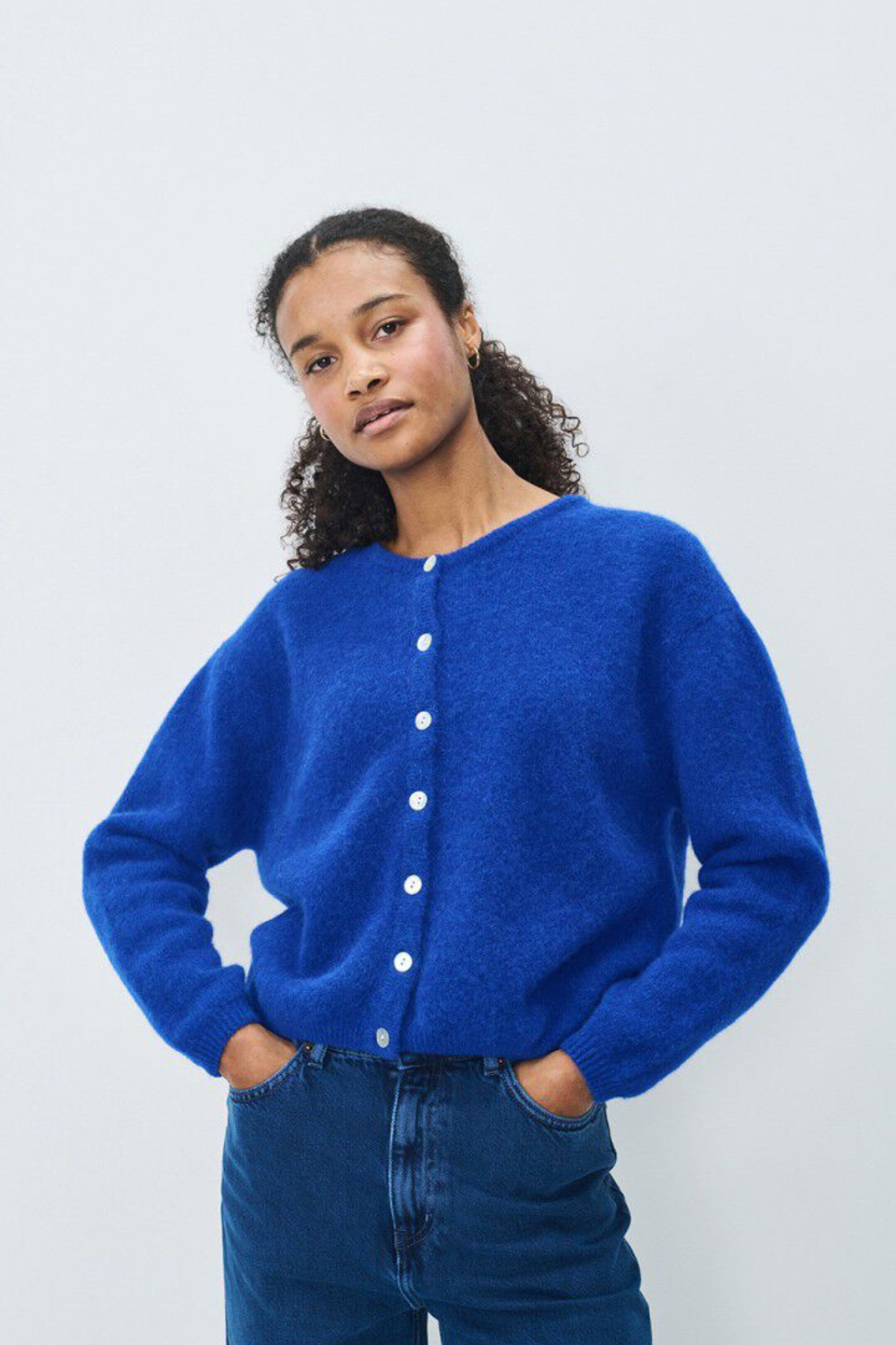 VITOW CARDIGAN - ROYAL BLUE