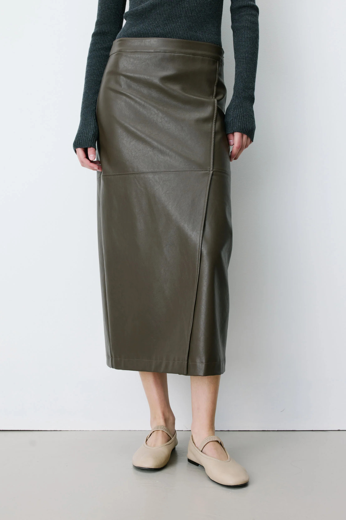 AENOR SKIRT - KHAKI