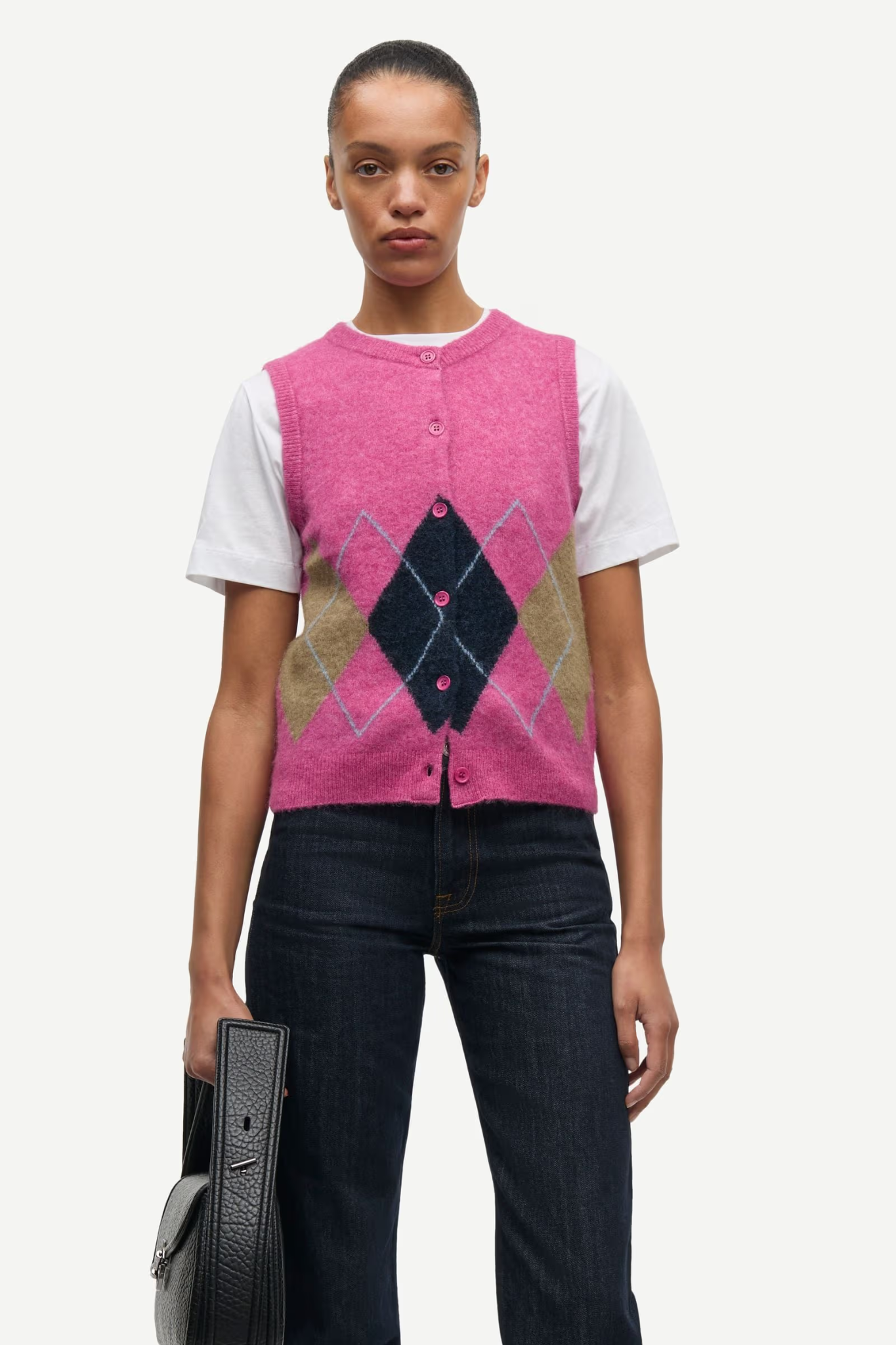 SANOURA VEST - RED VIOLET