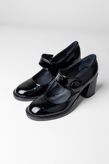 CALZATURE VERNICE SHOES - NERO