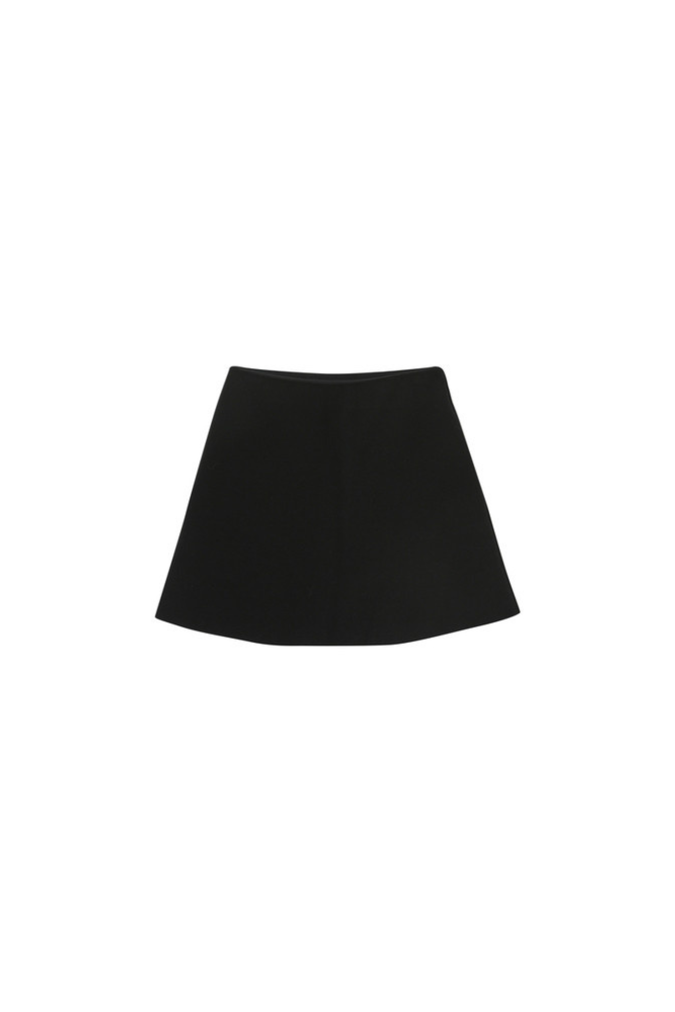 Grace & Mila pamela skirt in black. Front flatlay view