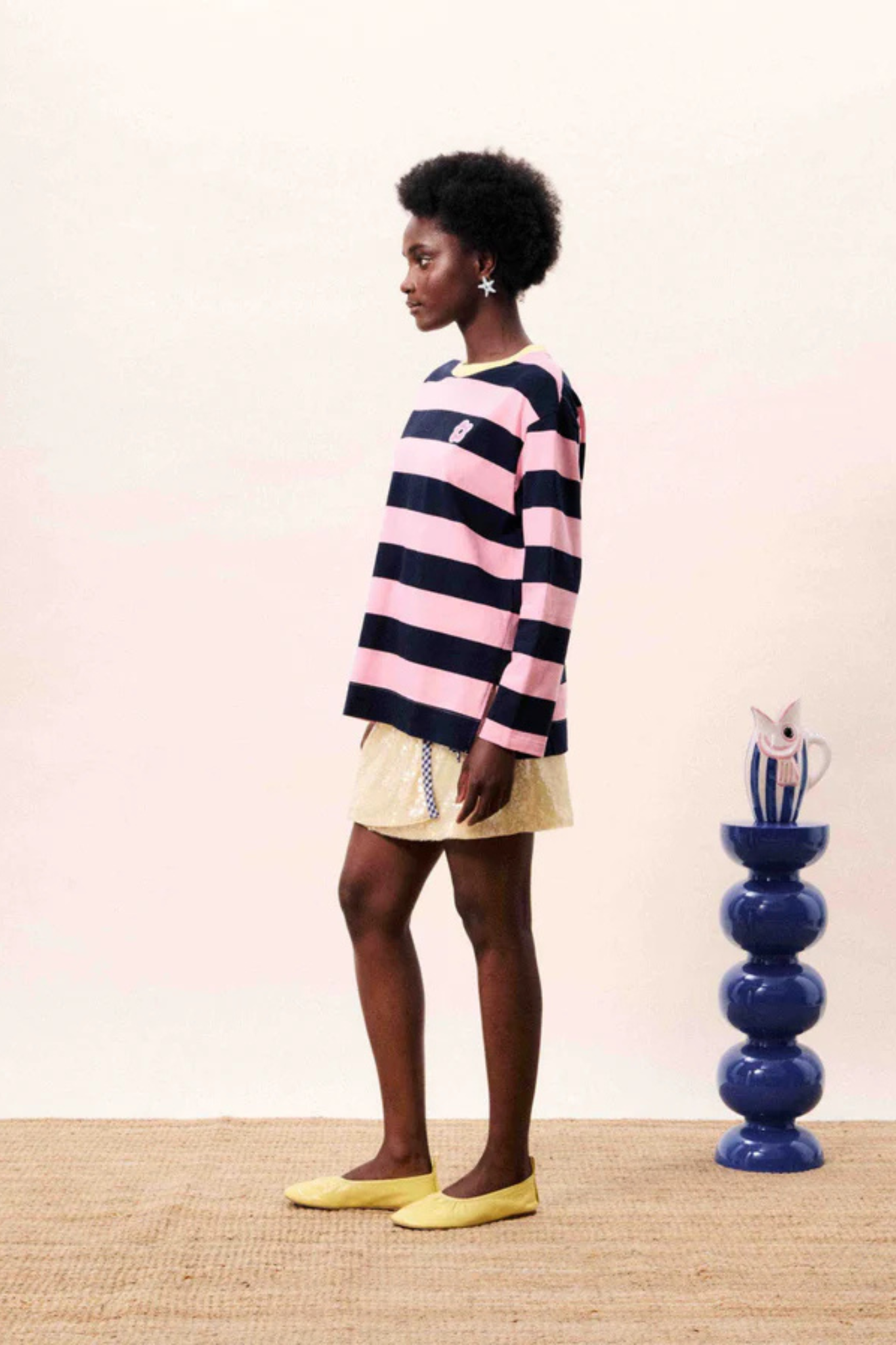 GALIANA TOP - BLUE MARINE