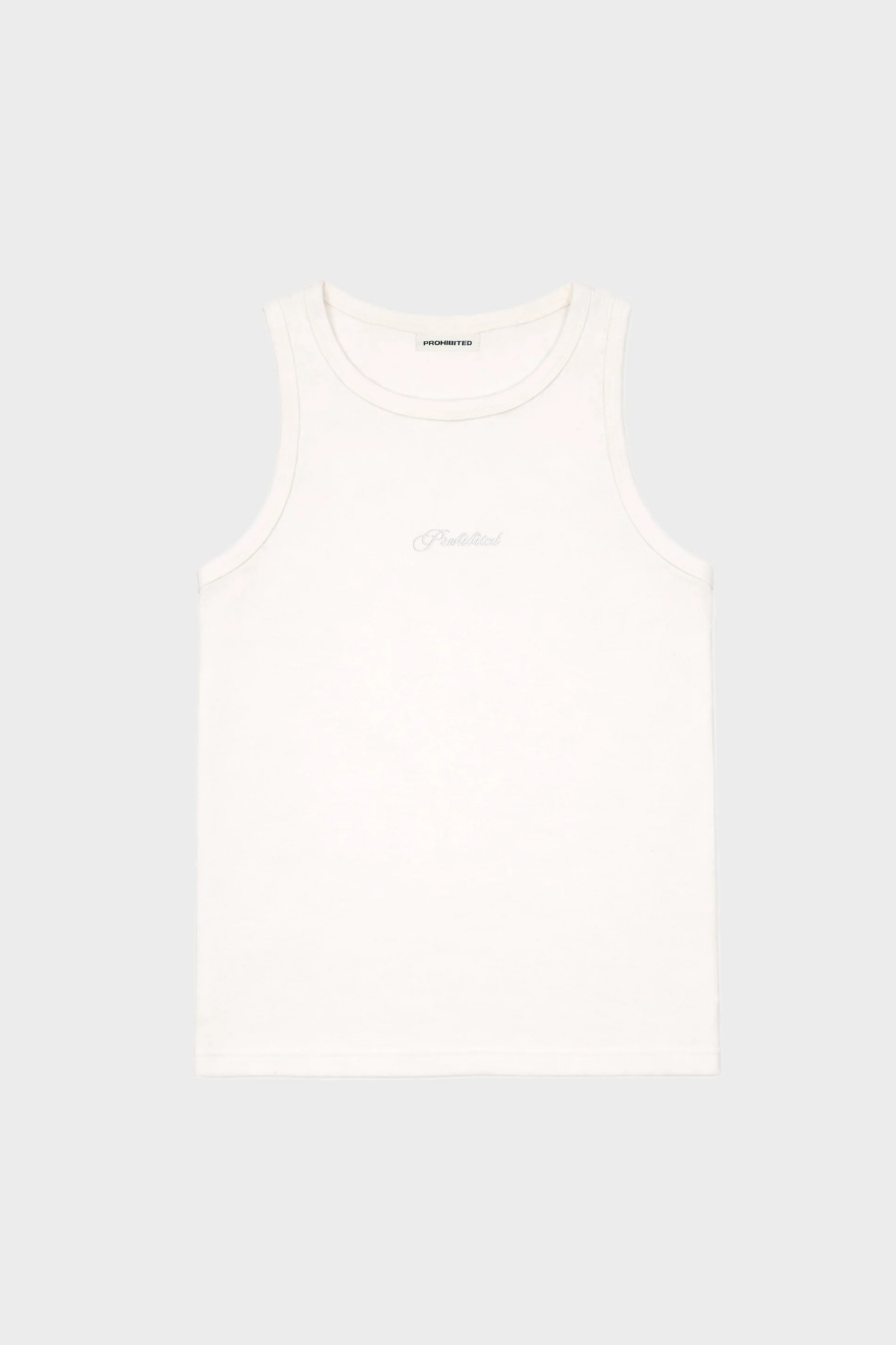 THE EMBROIDERY TANK TOP - OFF WHITE