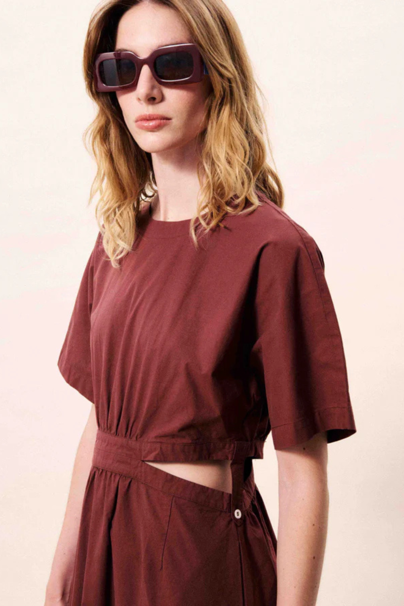 MAVERA DRESS - BORDEAUX
